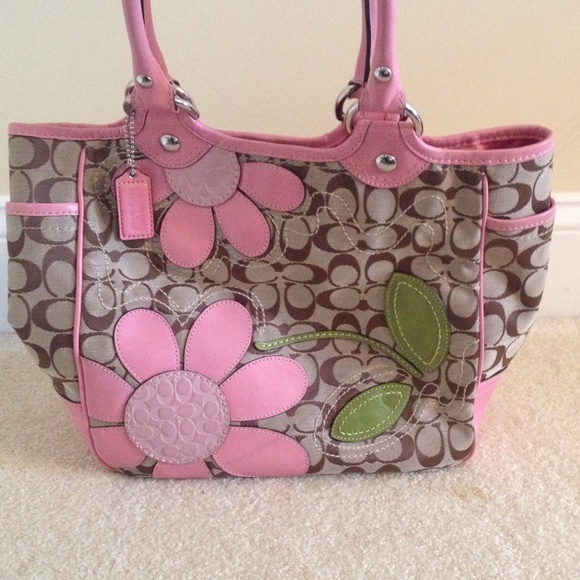 Floral Coach Day Bag