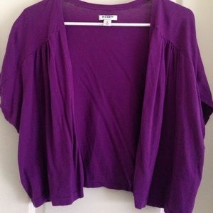Bright Purple Cardigan!