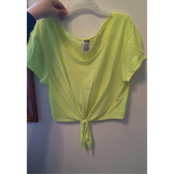 yellow crop top