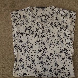 Shirt with blue stars