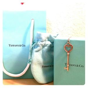 Tiffany & Co Heart Key Necklace