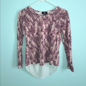 Tribal Pattern Long Sleeve Shirt