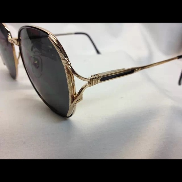 Fierce Italian Vintage Black + Gold Sunnies. main image 2