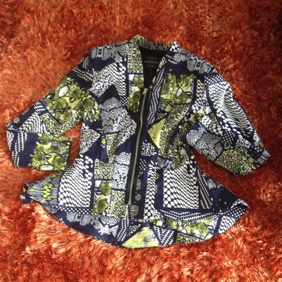River Island peplum jacket size 4