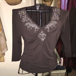 Chocolate Ladies Top