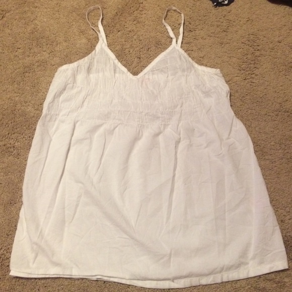 White tank top
