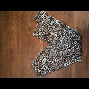 Cheetah print leggings