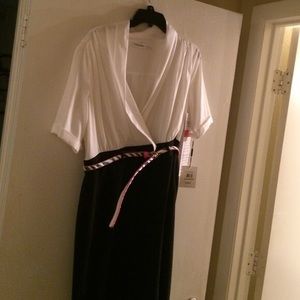 Black and white dress