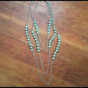 blue pearl necklace