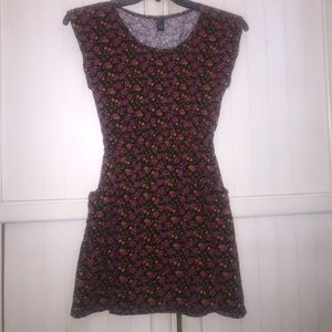 Flower pattern fall/summer dress