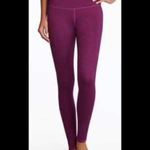 Fabletics salar legging mulberry stripe M.