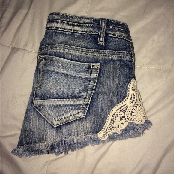 Denim shorts