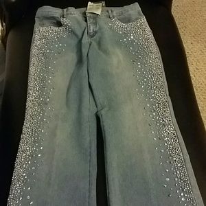 Cache bedazzled jeans