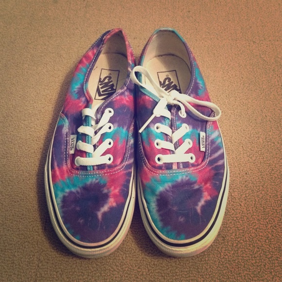 Tie dye vans