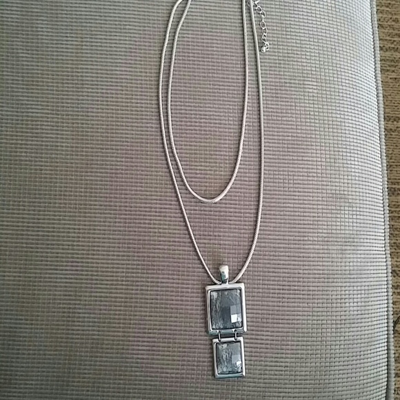 Lia Sophia necklace with two pendants - Picture 1 of 4