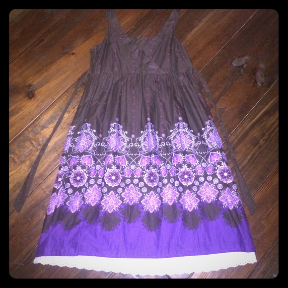Kids brown and purple summer dress!!
