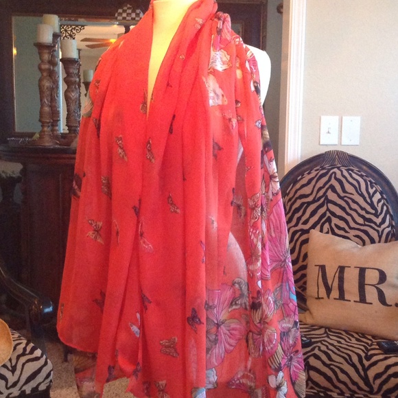 Butterfly scarf