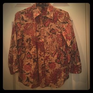 Button up collared shirt