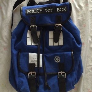 Doctor Who Tardis Slouch Back Pack