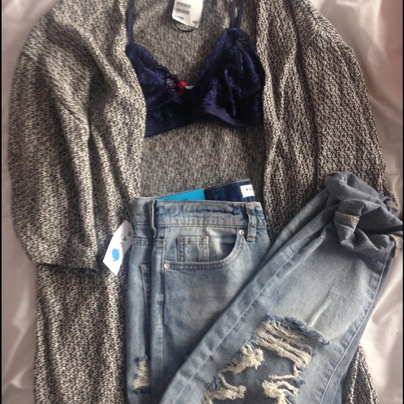 Brandy inspired long grey cardi!!