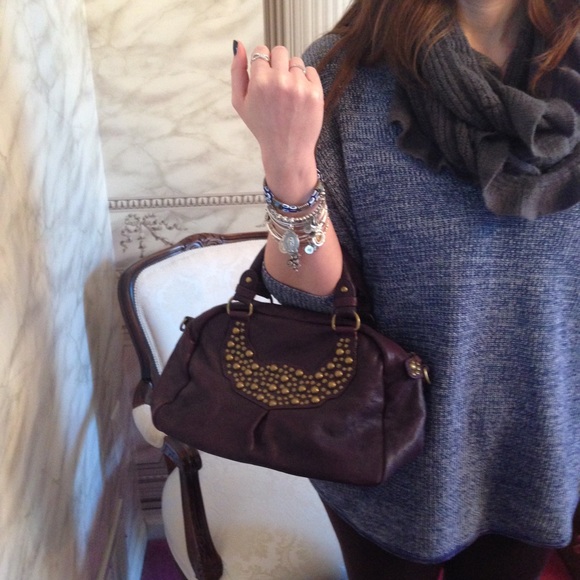 Cute purple leather handbag 👛 - Picture 2 of 2