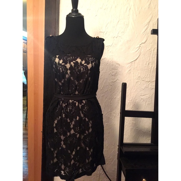 Monteau Dresses & Skirts - Black Lace Dress