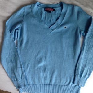 Light blue Vineyard Vines sweater