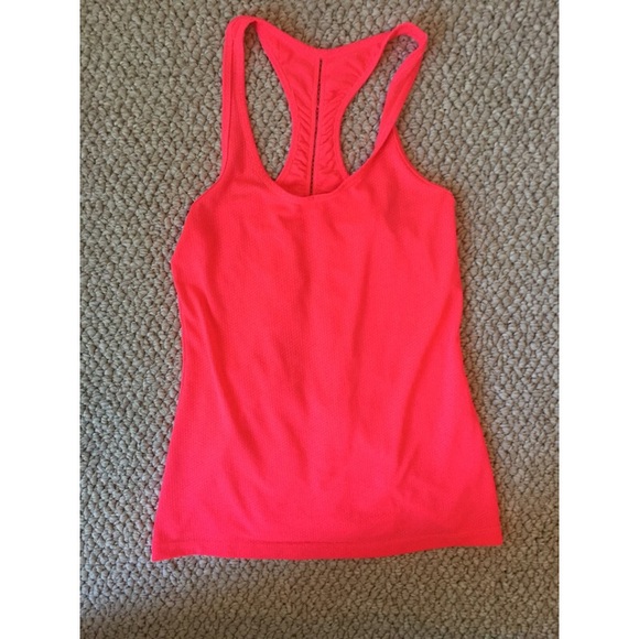neon flirty work out top