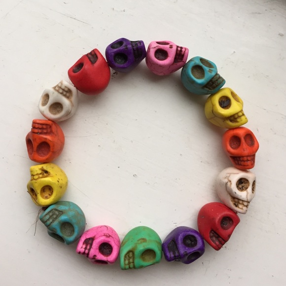 Sugar skull bracelet