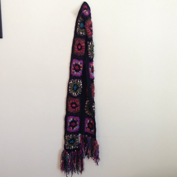 Earthy Crochet Skinny Scarf 🍁🍂🌱🌻