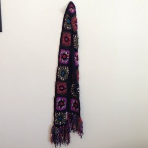 Earthy Crochet Skinny Scarf 🍁🍂🌱🌻