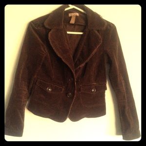 Brown corduroy jacket