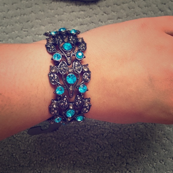 Blue & Grey Vine Bracelet
