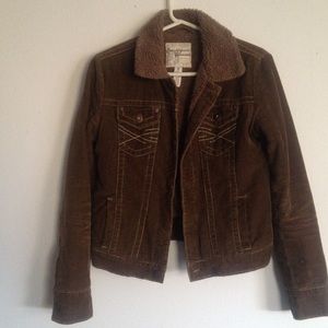 Brown corduroy jacket