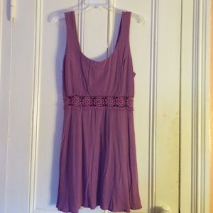 Purple Tobi crochet sun dress