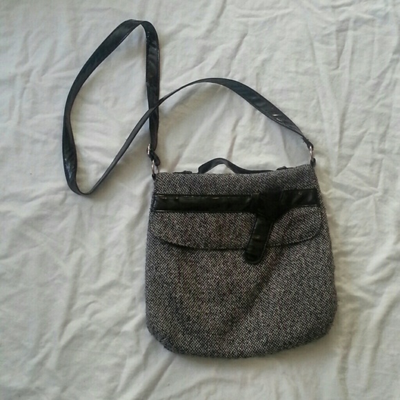 Sold❌Black and white purse