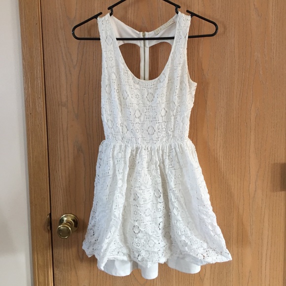 Lace white dress