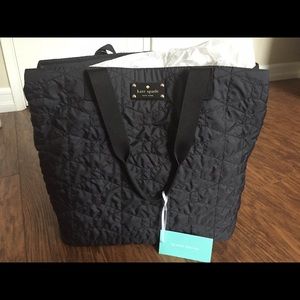 SOLD- Kate Spade Quilted Bon Shopper Baby Bag