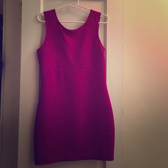 Magenta Bodycon Dress