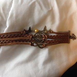 Brown Braided Bracelet