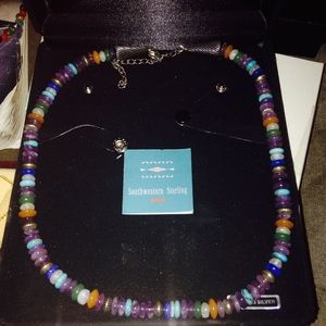 Southwestern Sterling brand necklace