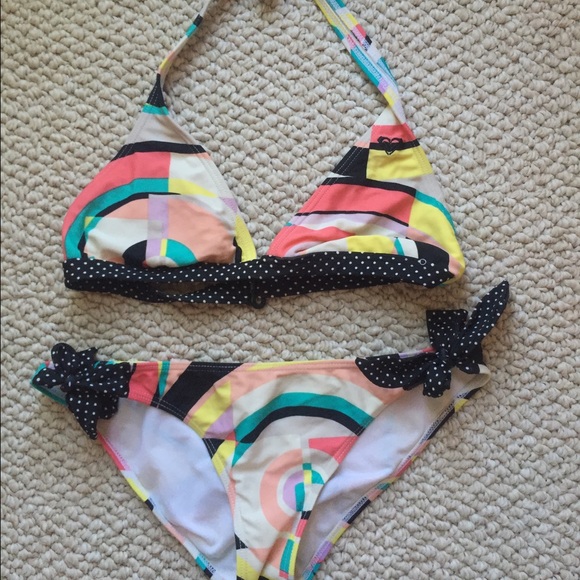 roxy bikini set