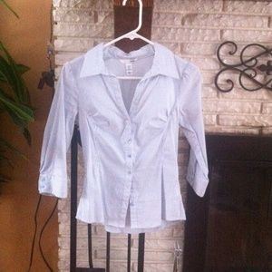 Striped button up shirt