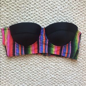 super cute strapless swim top