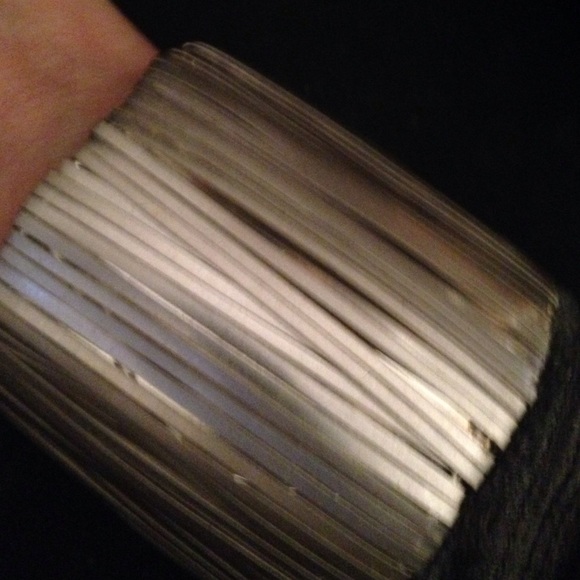 Silver costume artists cuff - Picture 3 of 3