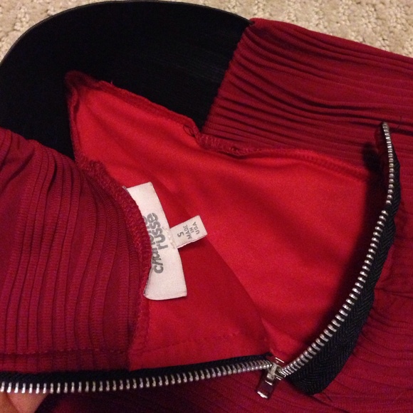 Fire Red 🔥 Mini Skirt - Picture 2 of 3
