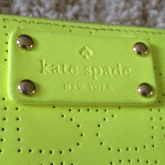 Kate spade large neon wallet - Picture 2 of 4