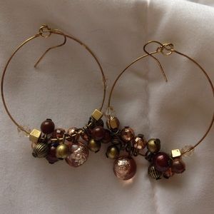 hoop earrings