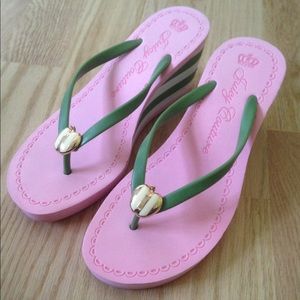 HOST PICK Juicy Couture Apple Wedge Flip-Flops
