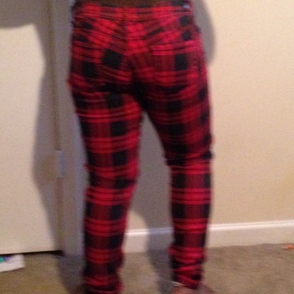 Plaid Skinny Jeans from Wet Seal - Picture 4 of 4